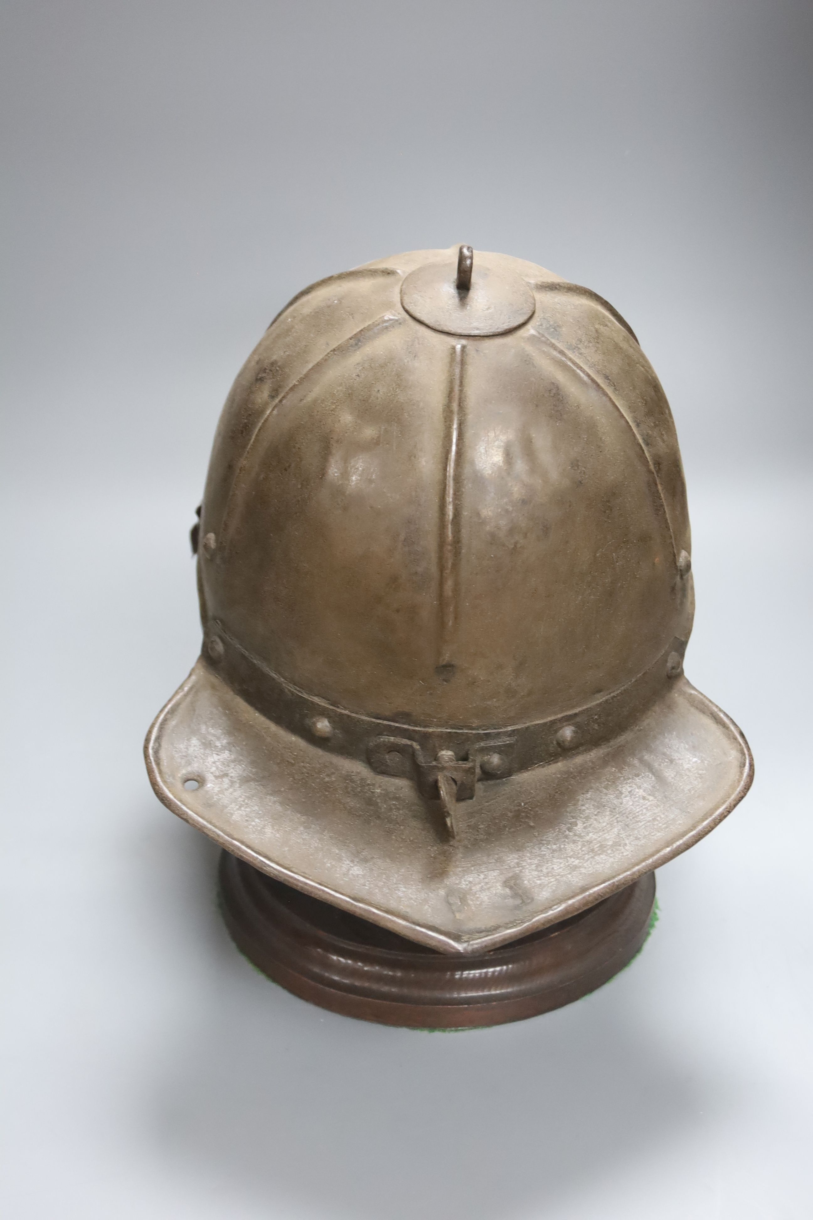 A mid European iron helmet dug up in Poland